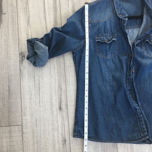 🐾 Highway (HWY)  jeans button up top XL - Picture 8 of 8
